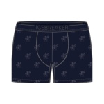 Icebreaker Boxershort Anatomica (Merinowolle) Graphic Unterwäsche mitternachtblau Herren